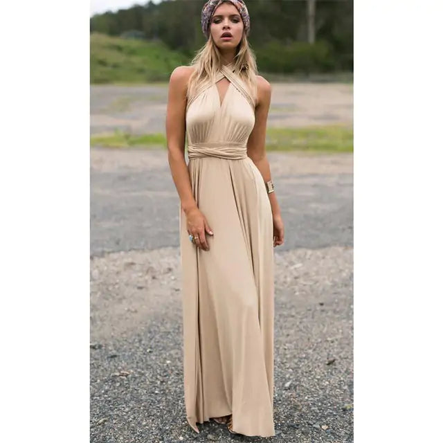 Long Wrap Dress