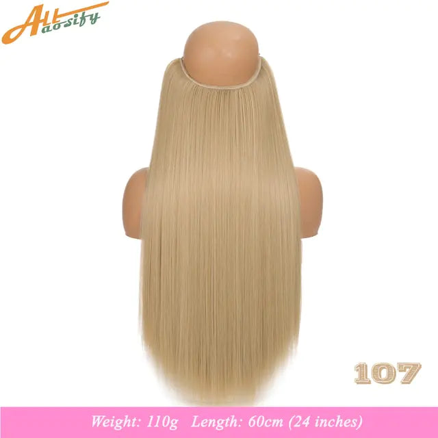 Synthetic No Clip Artificial Hair