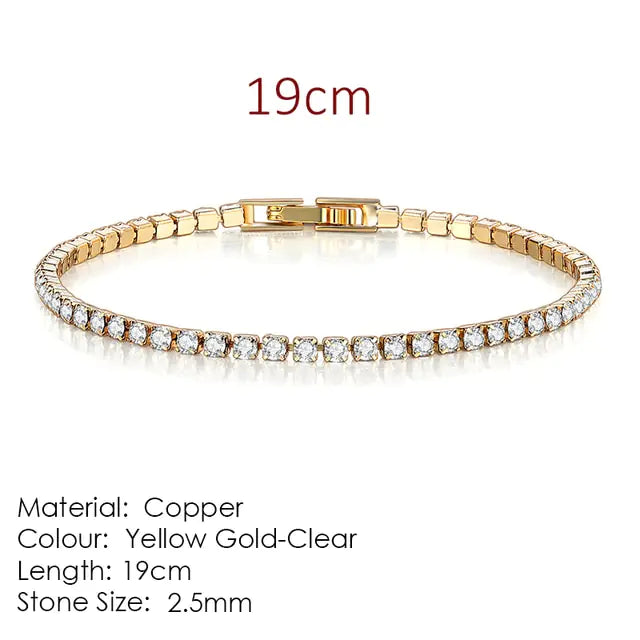 Fashion Multicolor Tennis Bracelet For Women