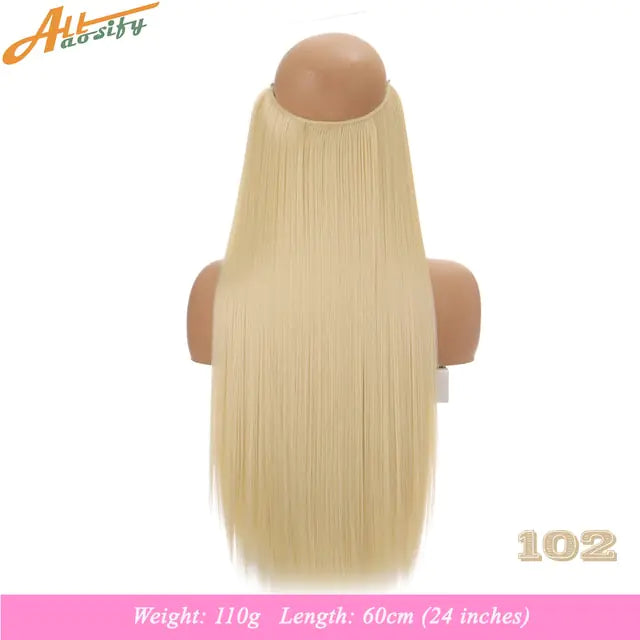 Synthetic No Clip Artificial Hair