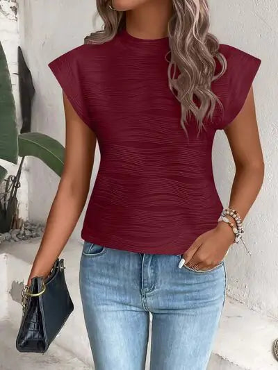 Chic Terri Cap Sleeve Tee HOOVES