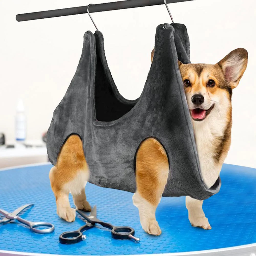 Breathable Pet Grooming Hammock Sling - Home Helps HOOVES