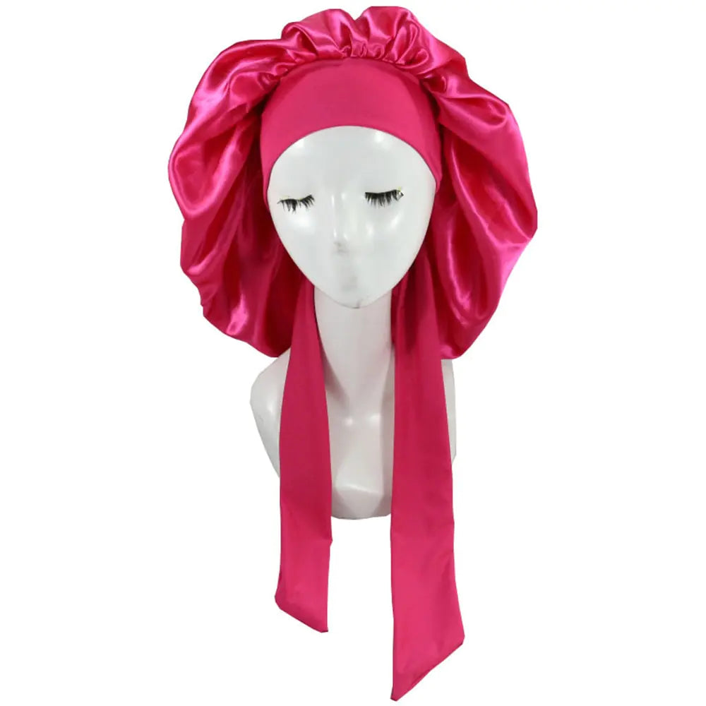 Women Satin Sleeping / Shower Cap