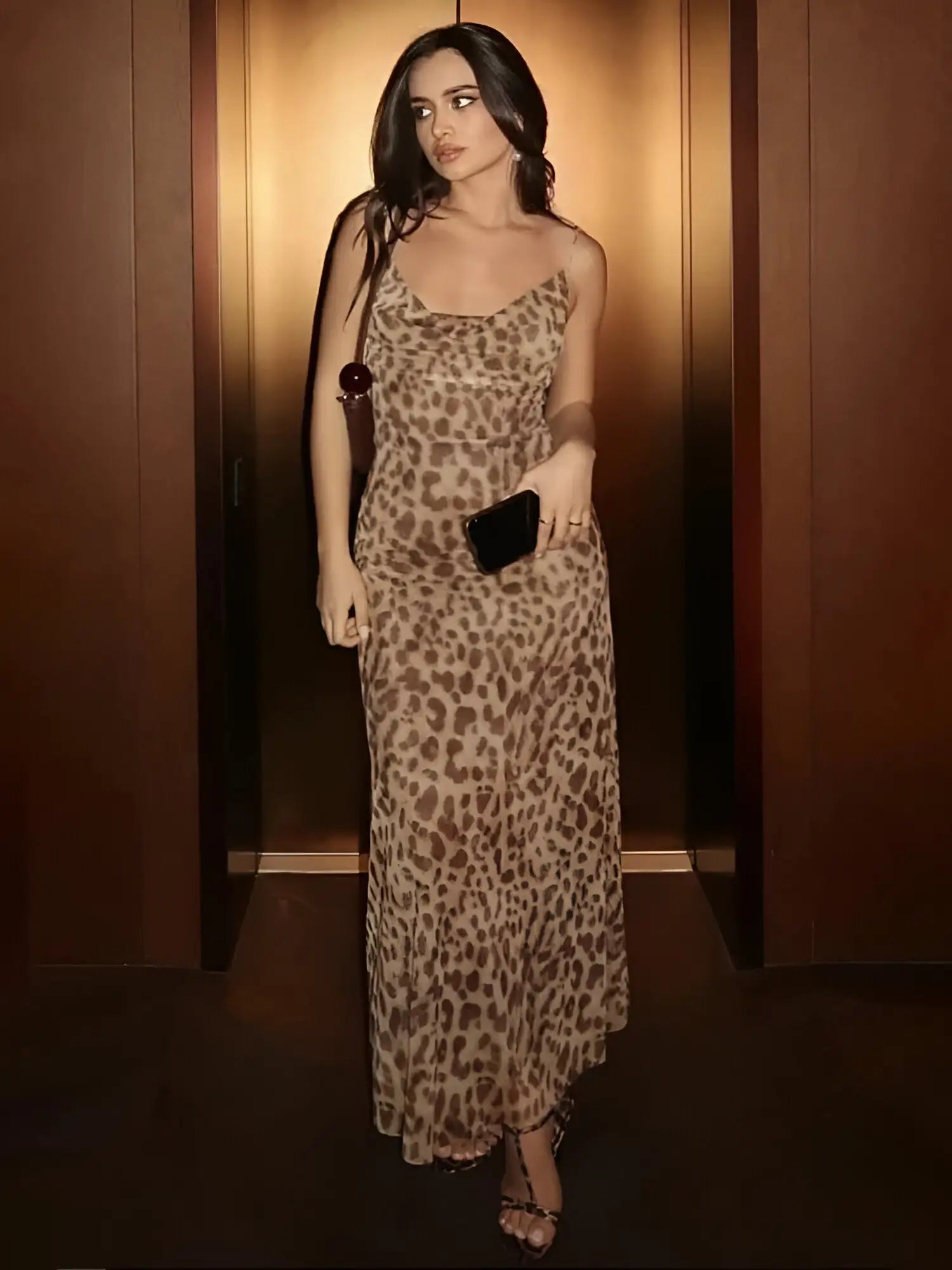 Leopard print outfit Dubai