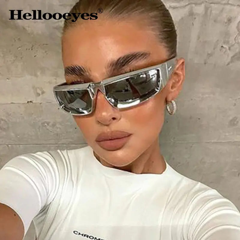 Y2K Sports Punk Sunglasses Women Men