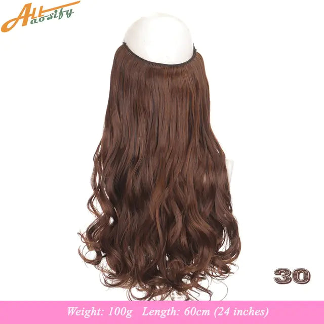 Synthetic No Clip Artificial Hair